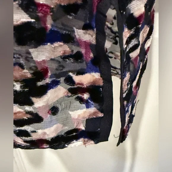 Marc by Marc Jacobs EUC Sz 4 Sleeveless Graphic Design Velvet Devore Dress (533) - Picture 10 of 14